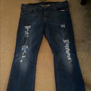 Express distressed bootcut